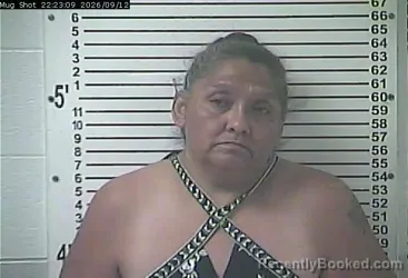 Mugshot of Emma Jean Lynn Enlow booked in Hardin County, Kentucky on September 12, 2026