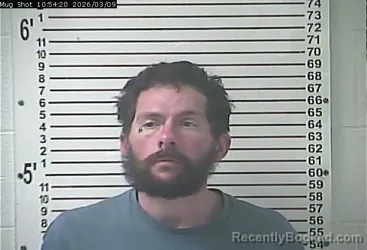 Mugshot of EDWARD JAY HICKS booked in Hardin County, Kentucky on March 9, 2026