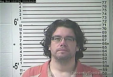 Mugshot of FRANK EDWARD ZINUIS booked in Hardin County, Kentucky on April 24, 2026