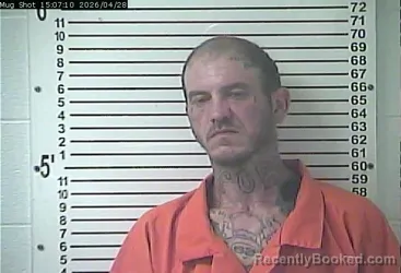Mugshot of GREGORY DREW BAILEY booked in Hardin County, Kentucky on April 28, 2026