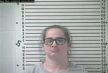 Mugshot of Gretchen Marie Gates booked in Hardin County, Kentucky on September 9, 2026