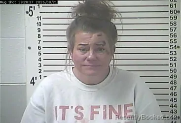 Mugshot of Heather Renee Huffman booked in Hardin County, Kentucky on August 21, 2026