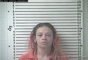 Mugshot of HALEY NICOLE NOE booked in Hardin County, Kentucky on May 13, 2026