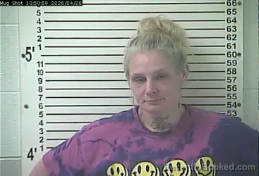 Mugshot of IVY RAE ALLEN booked in Hardin County, Kentucky on April 28, 2026