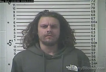 Mugshot of Isaiah Keith Daniel Hiben booked in Hardin County, Kentucky on October 25, 2026