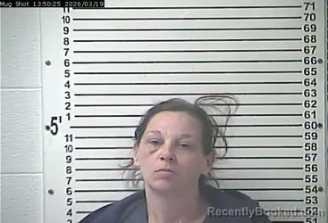 Mugshot of INICE VIRGINIA LICATA booked in Hardin County, Kentucky on March 19, 2026