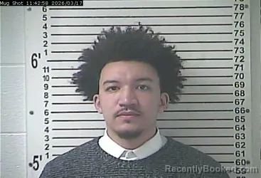 Mugshot of JAMON TERALE BRISTOL booked in Hardin County, Kentucky on March 17, 2026