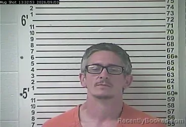 Mugshot of Joshua Ray Berding booked in Hardin County, Kentucky on September 3, 2026