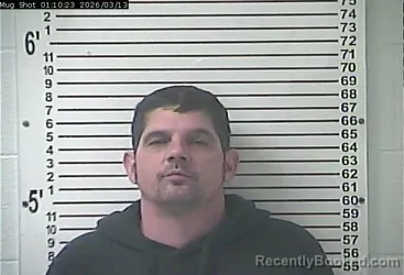 Mugshot of JUSTIN KENDALL BUTLER booked in Hardin County, Kentucky on March 13, 2026