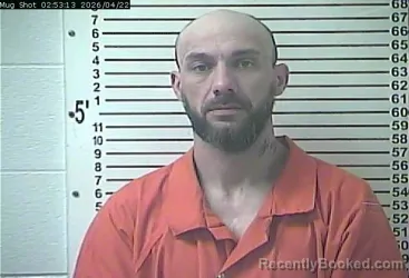 Mugshot of JUSTIN LEE COX booked in Hardin County, Kentucky on April 22, 2026