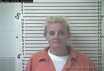 Mugshot of Jessica Santana Duren booked in Hardin County, Kentucky on September 9, 2026
