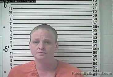 Mugshot of JESSICA ERIN FAIR booked in Hardin County, Kentucky on July 8, 2026