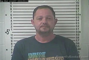 Mugshot of Jason Allen Ferguson booked in Hardin County, Kentucky on September 14, 2026