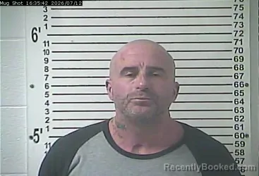 Mugshot of JAMES RAYMOND GOOCH booked in Hardin County, Kentucky on July 12, 2026