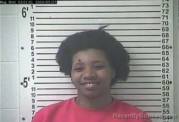 Mugshot of JAMARIAH LANAE HALL booked in Hardin County, Kentucky on May 25, 2026