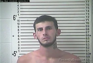 Mugshot of JARRETT MATTHEW HUTCHINS booked in Hardin County, Kentucky on June 18, 2026