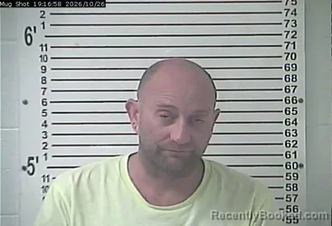Mugshot of Jason Michael Hannan booked in Hardin County, Kentucky on October 26, 2026