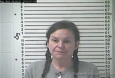 Mugshot of JUDITH CHRISTINE HOLBROOK booked in Hardin County, Kentucky on July 8, 2026