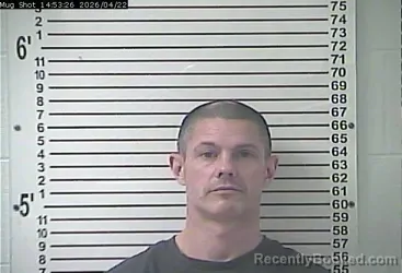 Mugshot of JOSHUA JAMES HAMMOND booked in Hardin County, Kentucky on April 22, 2026
