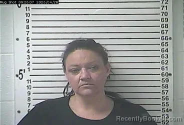 Mugshot of JILLIAN MARIE JOHNSON booked in Hardin County, Kentucky on April 28, 2026
