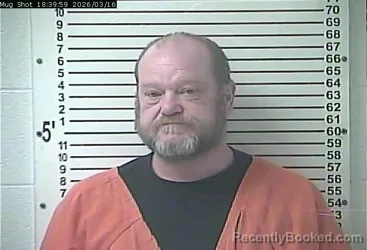 Mugshot of JOHNNY WILLIS KOLLEY booked in Hardin County, Kentucky on March 16, 2026