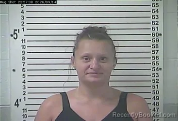 Mugshot of Jessica Ann Miller booked in Hardin County, Kentucky on September 14, 2026