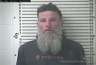 Mugshot of JAMES WILLIAM MARTIN booked in Hardin County, Kentucky on May 7, 2026