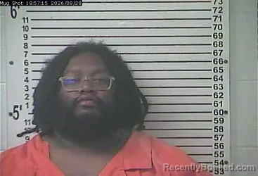 Mugshot of Jaylen Deshawn Nixon booked in Hardin County, Kentucky on August 28, 2026