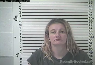 Mugshot of Jennifer L Nutt booked in Hardin County, Kentucky on August 20, 2026