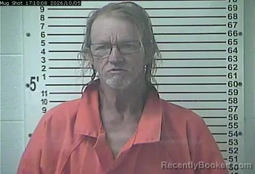 Mugshot of Joseph Edward Newton booked in Hardin County, Kentucky on October 5, 2026