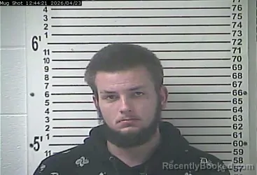 Mugshot of JAYMEN THOMAS PEACOCK booked in Hardin County, Kentucky on April 23, 2026