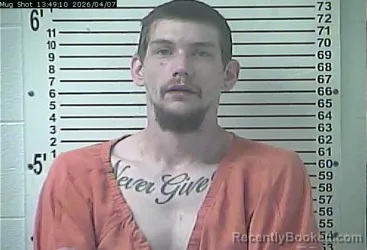 Mugshot of JUSTIN TYLER PENNY booked in Hardin County, Kentucky on April 7, 2026