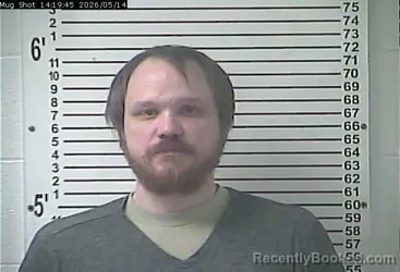 Mugshot of JADON LAUREL PEACOCK booked in Hardin County, Kentucky on May 14, 2026