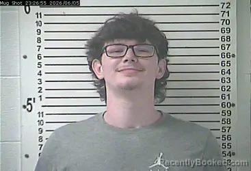 Mugshot of JONRAY TEGAN ROBERT ROGERS booked in Hardin County, Kentucky on June 6, 2026