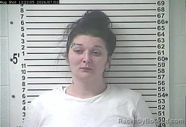 Mugshot of JORDAN ELIZABETH RIGGS booked in Hardin County, Kentucky on July 2, 2026