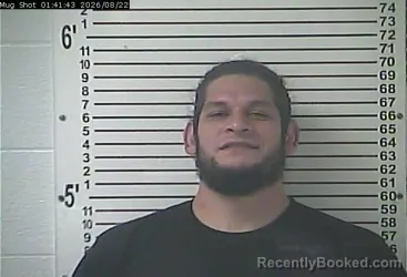 Mugshot of Jesse Desmond Rivera booked in Hardin County, Kentucky on August 22, 2026