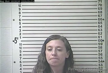Mugshot of JESSICA LANAE SETTLES booked in Hardin County, Kentucky on April 24, 2026