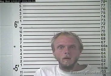 Mugshot of John Edward Wright Freeman booked in Hardin County, Kentucky on August 6, 2026