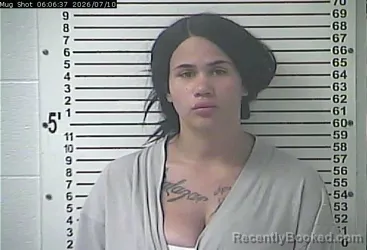 Mugshot of KAITLYND REBEKAH BRIAN booked in Hardin County, Kentucky on July 10, 2026