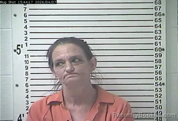 Mugshot of KIMBERLY RENEE BARD booked in Hardin County, Kentucky on April 7, 2026