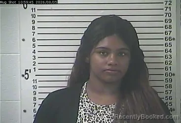 Mugshot of KIARRA ANIVEANE DEWALT booked in Hardin County, Kentucky on August 5, 2026