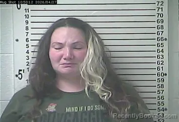 Mugshot of KAYTLYN ROSE DUVALL booked in Hardin County, Kentucky on April 27, 2026