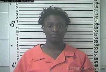 Mugshot of KAYZIA NYREE MURPHY booked in Hardin County, Kentucky on June 5, 2026