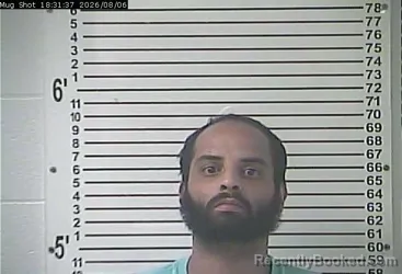 Mugshot of Kervin Perales booked in Hardin County, Kentucky on August 6, 2026
