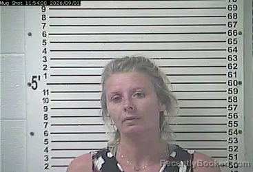 Mugshot of Kimberly Michelle Storms booked in Hardin County, Kentucky on September 1, 2026