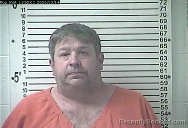 Mugshot of KEITH DAVID STARKEY booked in Hardin County, Kentucky on March 14, 2026