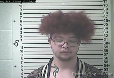 Mugshot of KEISHAWN ROBERT THOMAS booked in Hardin County, Kentucky on April 24, 2026
