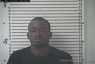 Mugshot of Liquieze Dyshaun Mitchell booked in Hardin County, Kentucky on August 29, 2026