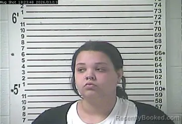 Mugshot of LEILA MATTINA SCHOOLING booked in Hardin County, Kentucky on March 13, 2026