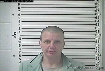 Mugshot of Misty Dawn Armstrong booked in Hardin County, Kentucky on September 23, 2026